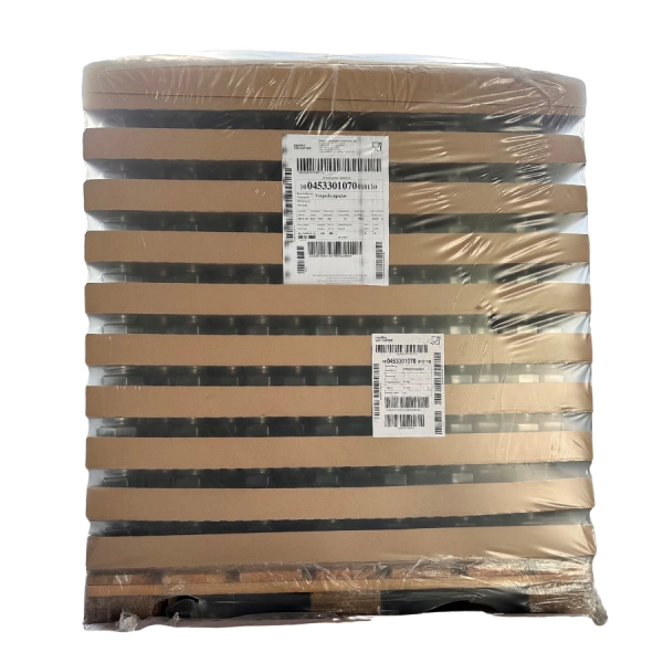 6-kantig Glasburk 500 g – med guldfärgat lock - Bild 3