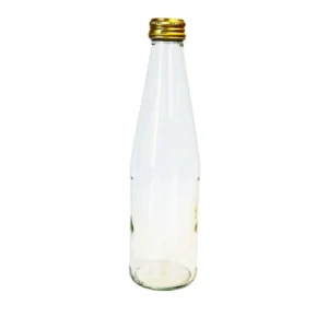 Glasflaska 330 ml med metallkapsyl