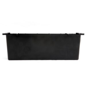 Svart foderram i 3/4 Langstroth-format med clips, rymmer 4 liter foder