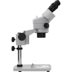Stereolupp med 7x–45x zoom, 45° ögonokular och individuella inställningar för drottningodling och inseminering.