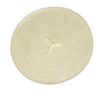 Platt antidroppventil i vit silikon med kryssöppning, kompatibel med Dana api-Matic tappmaskiner.