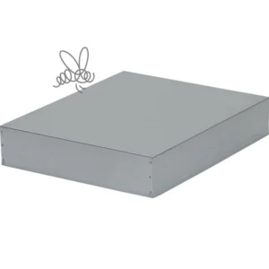 Metalltak i galvaniserat stål med EPS-isolering, anpassat för LN träkupa (Hjo Kupan) 520×520×100 mm.