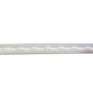 Vit plastlist med fästen för 8 ramar, anpassad för Nackas helgjutna bikupor, ej LN-format.