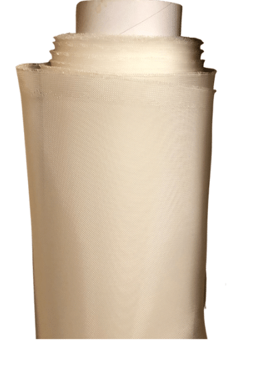 Rulle med ljus nylonduk för silning av honung, 106 cm bred, säljs per kvadratmeter.