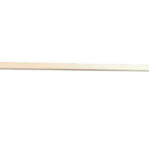 Träpinne i ljus furu, 8×14×378 mm, anpassad för höjning av bigång till under ram i Norsk sarg.