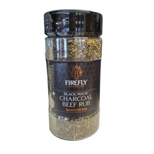 Kryddburk med Charcoal Beef Rub Firefly för grillning och BBQ.